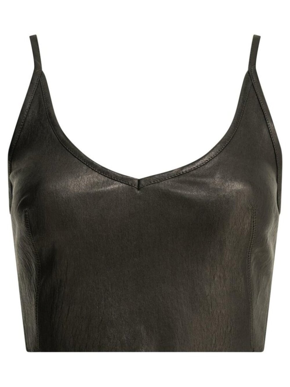 Rick Owens Leather Bra Top Tag Size 38 Women